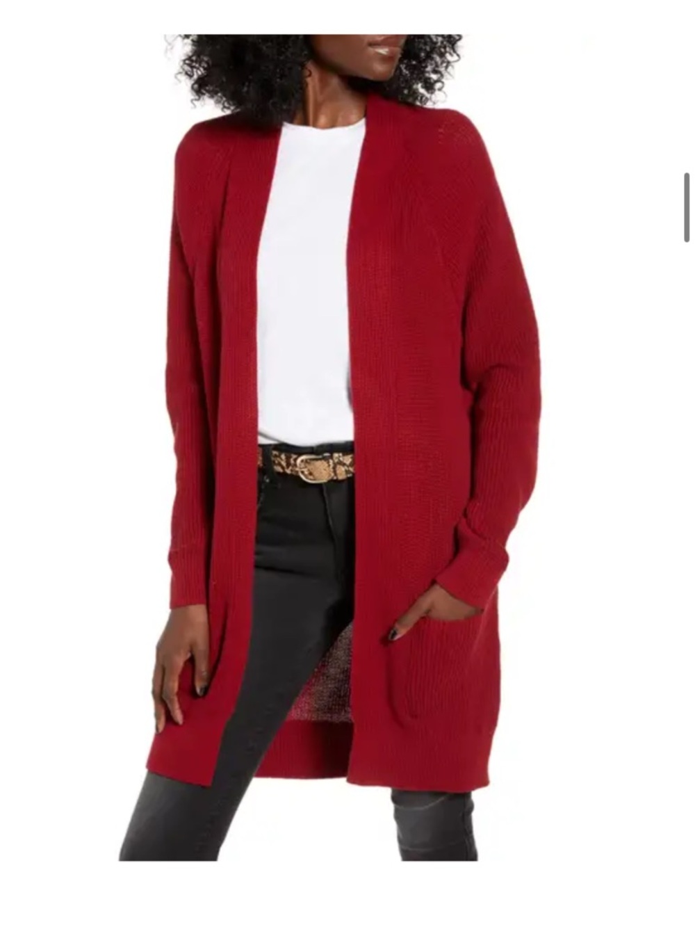 bp longline open Cardigan